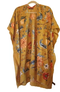 Kimono corto floral Do Everything In Love tapa abierta encubrimiento estampado floral brillante - Imagen 1 de 13