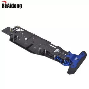 RC Carbon LCG Chassis Upper Lower W/Bumper for Traxxas Drag Slash C10 Upgrades - Bild 1 von 7