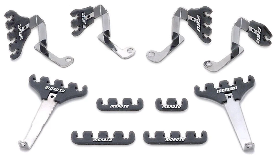 Moroso 72133 Wire Loom Kit, Small Block Ford, Black - Изображение 1 из 2