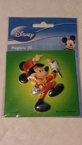 Magnetico calamita WALT DISNEY magnete 3D Mickey Mouse musicante capo banda - Picture 1 of 1