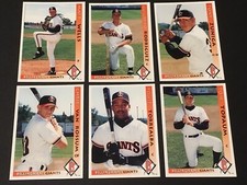 1996 BELLINGHAM GIANTS Grandstand Set Break Singles **YOU PICK** Giants Short A