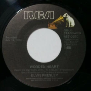 ELVIS PRESLEY Wooden Heart b/w Puppet On A String 4470650 7" 45rpm Vinyl VG++ - Picture 1 of 2