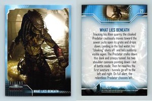 What Lies Beneath #27 Aliens Vs Predator Requiem 2007 Inkworks Trading Card