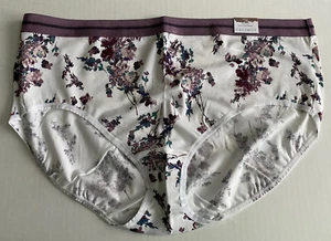 Lane Bryant Cacique 22/24 Panty Floral Pierna Alta Calzoncillo Cintura Ancha Ropa Interior - Imagen 1 de 8