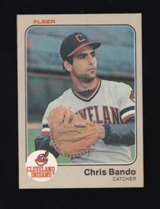 1983 Fleer Chris Bando #400 Cleveland Indians - Picture 1 of 2