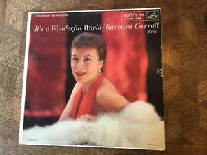 BARBARA CARROLL - It's A Wonderful World ~RCA 1396 {dg orig} w/Joe Shulman RARE - Imagen 1 de 5