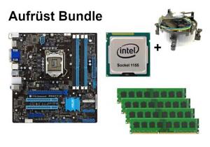 Bundle ASUS P8Q77-M + Intel Core i3 i5 i7 CPU + 4GB bis 32GB RAM wählbar