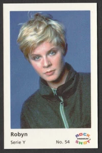 Swedish Pop Star Card - Rock Shot - Serie Y #54 Singer Robyn - Picture 1 of 1