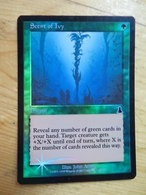 MTG SCENT OF IVY FOIL 1993 1999 WIZARDS OF THE COAST CARD - Image 1 of 4