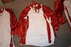 NEW RAWLINGS Men's Size S Athletic Top Long Sleeve Red / White Sport / Warmup