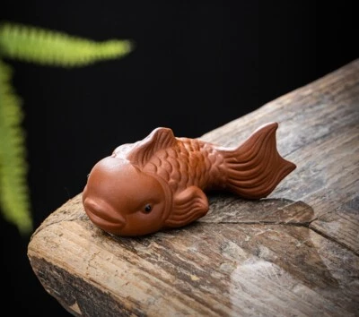 Personalidad Creativa Té Mascota Linda Estatua de Pez Tamaño Pequeño Juego de Té Accesorios Foto 1 de 4