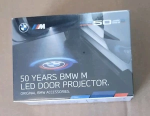 BMW OEM 50 Years BMW M LED Door Logo Projector Most Models Fitment Brand New - Picture 1 of 3
