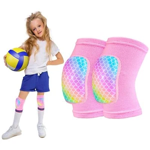 Volleyball Knee Pads for Kids Girls Sponge Knee Brace Breathable Flexible Ela... - Picture 1 of 7