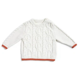 Jumper tejido con cable de algodón Naturest My 1st Friend 100% orgánico GOTS (0229A) - Imagen 1 de 2