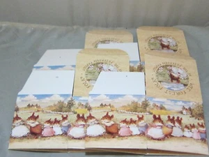 Wee Forest Folk WFF Juego de 4 cajas de campo crema solo caja Petersen plana - Imagen 1 de 3