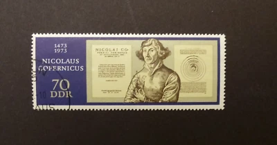 DDR/GERMANY 1973 Stamp Scott #1461 Nicolaus Copernicus (1473-1543), astronomer - Image 1 of 2
