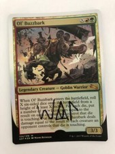 MTG ARTIST PROOF FOIL UNSTABLE OL' BUZZBARK SIGNED BY WAYNE REYNOLDS RARE CARD