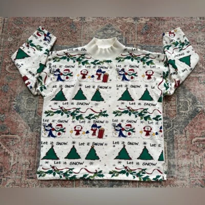VTG Essential Elements Let it Snow Holiday Sweater/Size XL - Image 1 of 4
