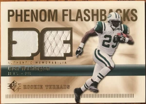 2007 SP Rookie Threads Phenom Flashbacks Jerseys Leon Washington PHF-LW - Picture 1 of 2