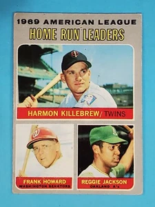 1970 Topps Harmon Killebrew Frank Howard Reggie Jackson #66 - Imagen 1 de 6