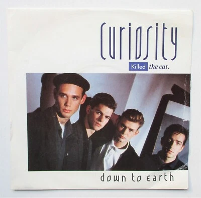 Curiosity Killed The Cat - 7" - Down To Earth - 1986 - Mercury - CAT 2 - VG+/VG+ Foto 1 de 3