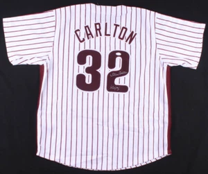 Steve Carlton Signed Philadelphia Phillies Jersey Inscribed "Lefty" / JSA COA - Picture 1 of 6