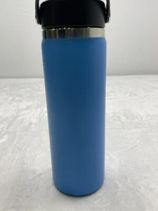Hydro Flask Wide-Mouth Flex Cap 20oz Blue Water Bottle Thermos - Picture 1 of 8