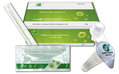 100 Green Spring Corona Schnelltest Antigen Speicheltest BfArM gelistet Covid19