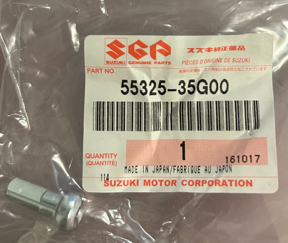 Pezón de rueda nuevo OEM Suzuki 55325-35G00 RMZ250 RMZ450 RMX450 Foto 1 de 1