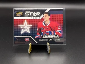 2022-23 Upper Deck Credentials Juraj Slafkovsky RC 1st Star of the Night Rookie - Picture 1 of 2
