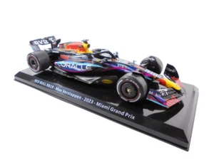 Formula 1 RED BULL RB19 Verstappen Miami GP Champion 2023 1:24 pressofuso F1 OR100 - Foto 1 di 6