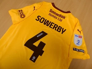 NORTHAMPTON TOWN | 4 | JACK SOWERBY | 2024/2025 MATCHWORN SHIRT | Größe L - Bild 1 von 7