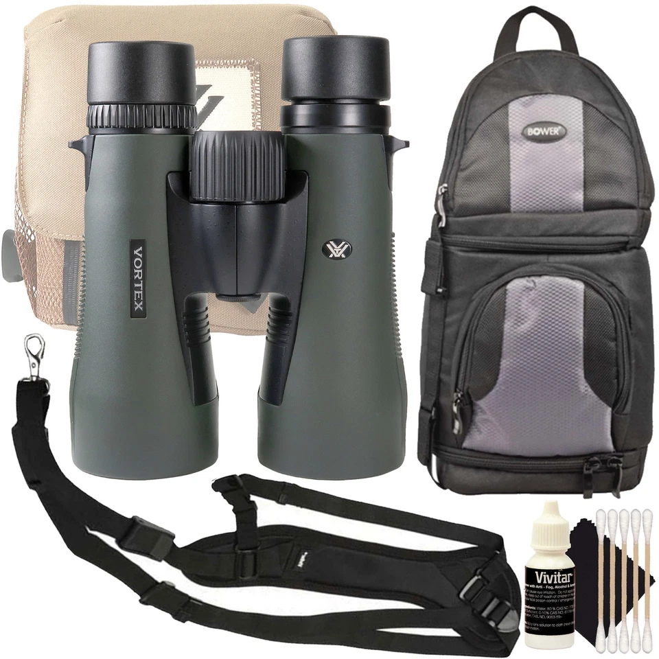 Vortex 10x50 Diamondback HD Binoculars DB-216 with Top Accessories - Image 1 of 4
