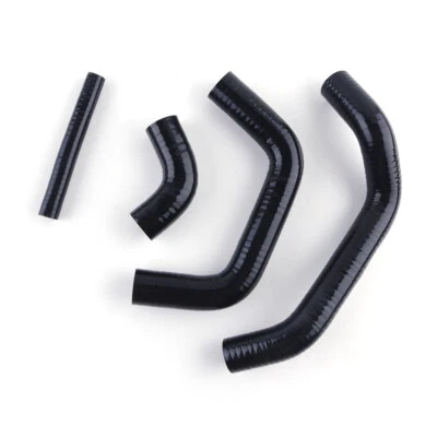 Kits de manguera de radiador de silicona negra para Suzuki RM250 RM 250 1983-1986 1984 1985 Foto 1 de 4