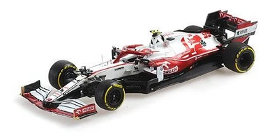 1:18 MINICHAMPS Alfa Romeo Orlen C41 Giovinazzi Bahrain F1 Gp 2021 117210199 Mod - Image 1 of 2