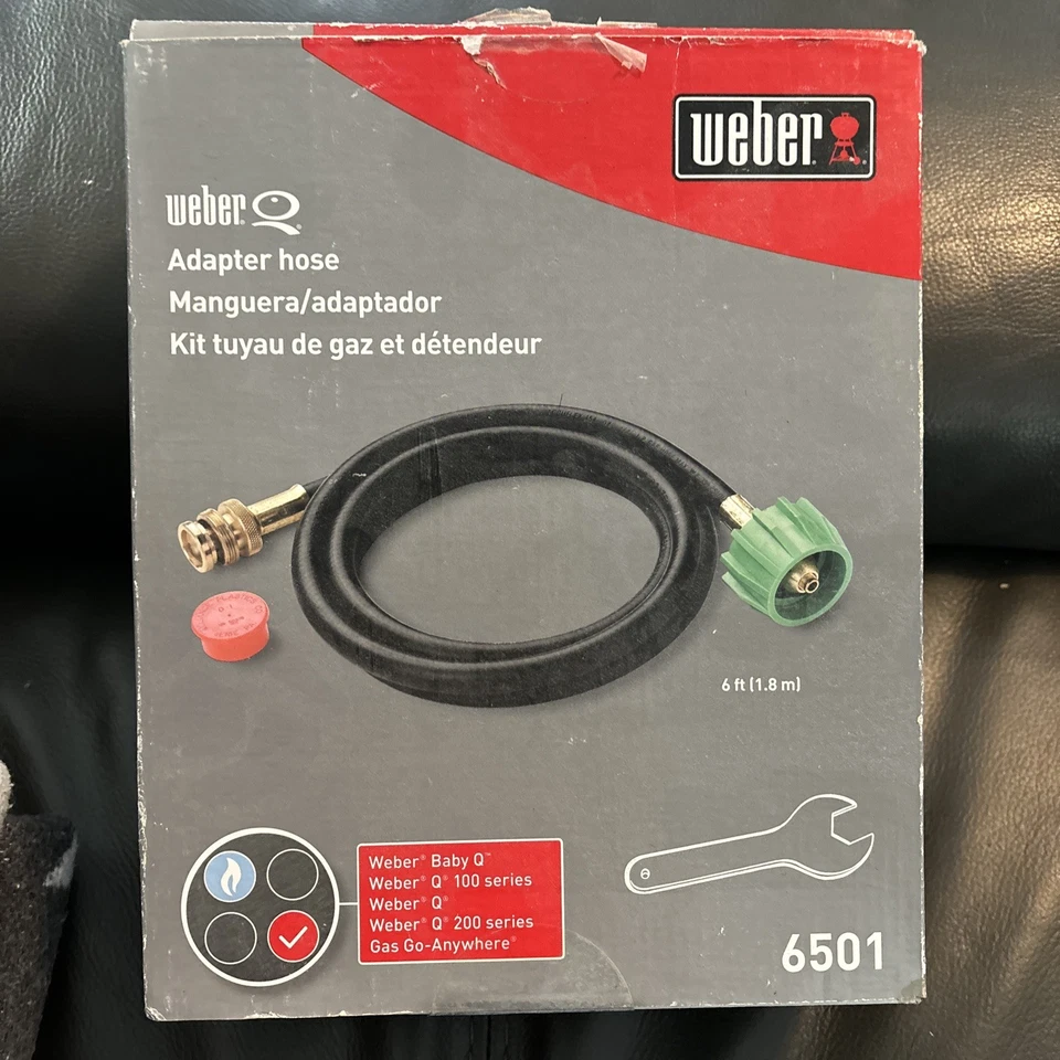 New Weber Grill # 6501 Adapter Hose  Foto 1 de 4