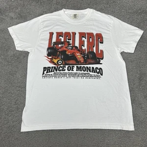 Camiseta retro Charles Leclerc Príncipe de Mónaco Ferrari F1 colores cómodos grande - Imagen 1 de 15