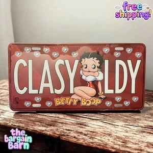 "Matrícula de automóvil Betty Boop Metal 'Clasy Ldy' 11 3/4"" (nueva) - Imagen 1 de 3