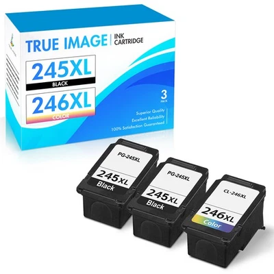 PG-245XL CL-246XL Ink Combo for Canon PIXMA MG2525 MG2550 MG4522 TR4520 TR4522 - Image 1 of 4