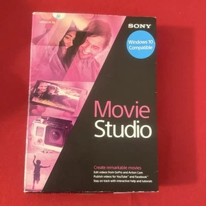 SONY Vegas Movie Studio Version 13 CD Video Editing Windows 10 Compatible Unused - Picture 1 of 3