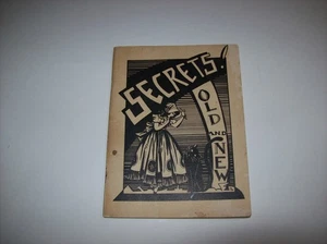 SECRETS! Old and New, 1932 Cooking Cleaning Cookbook Tips, by Marie Schmidt, x - Picture 1 of 9