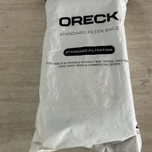 Lote de 25 bolsas de aspiradora comercial desechable vertical Oreck XL PK800025 azul - Imagen 1 de 5