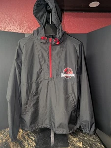 Universal Studios EXCLUSIVE Jurassic Park Windbreaker Hoodie Size Large - Picture 1 of 3