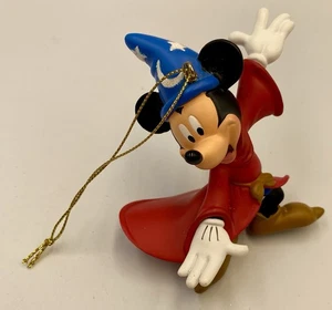 Disney Mickey Mouse Fantastisa Wizard Figurine Ornament From Four Parks Set - Picture 1 of 4