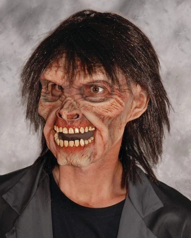 MR ZOMBIE HEAD MASK WITH HAIR - Image 1 of 1