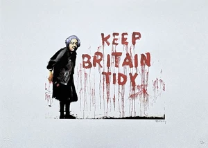 BANKSY - Keep Britain Tidy - numbered edition 57/150, 70x50 cm (27,6x19,7 in) - Picture 1 of 5