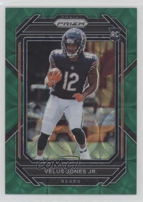2022 Panini Prizm Rookies Green Scope Prizm 55/75 Velus Jones Jr #332 Rookie RC - Image 1 of 3