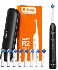 Bitvae R2 Rotierende Elektrische Zahnbürste mit 8 Bürstenköpfen 5 Modi Schnellladung - Bild 1 von 5