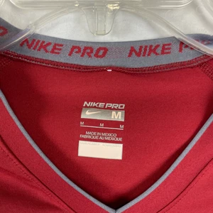 Nike University of Oklahoma V-neck Long Sleeve Shirt Size Medium - Picture 1 of 4