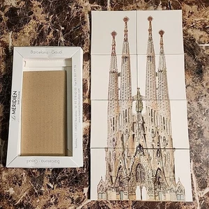 Le Meridien Souvenir Cardboard Tile Mosaic Puzzle Barcelona Antoni Gaudí - Picture 1 of 20